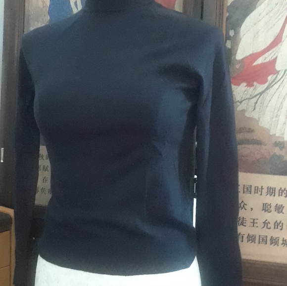 Talbots classic fitted turtle neck. - Picture 3 of 4